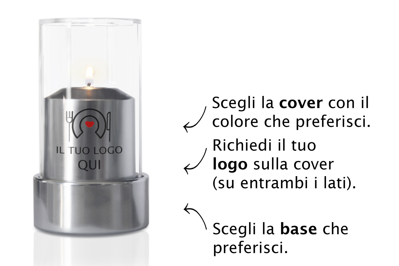 Esempio di abbinamento lampada Ares Lolux